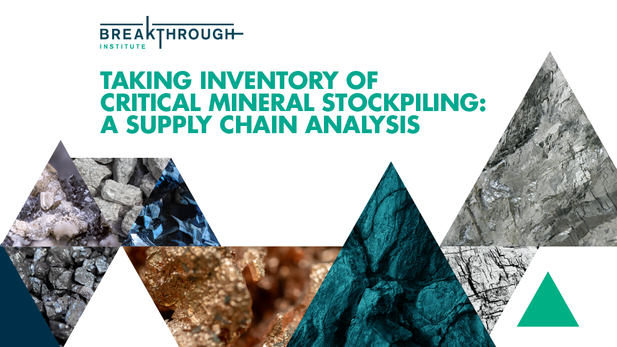 Taking Inventory of Critical Mineral Stockpiling