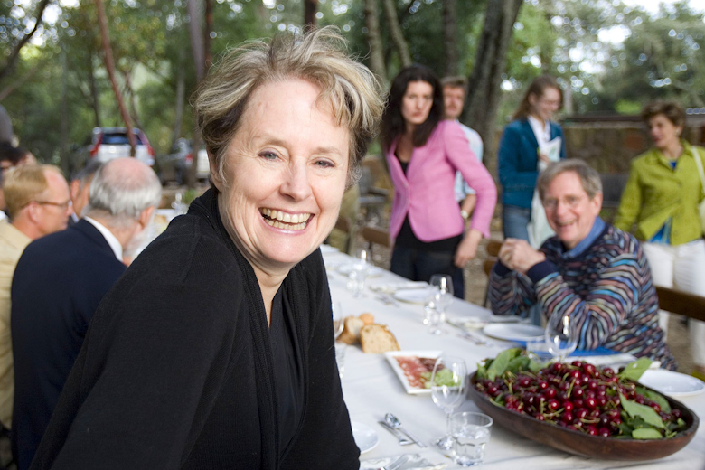 Alice Waters at Viader Vinyards Napa