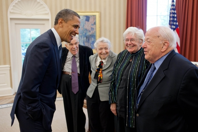 Burton Richter White House Obama