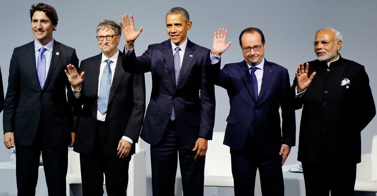 Obama Gates Modi Paris