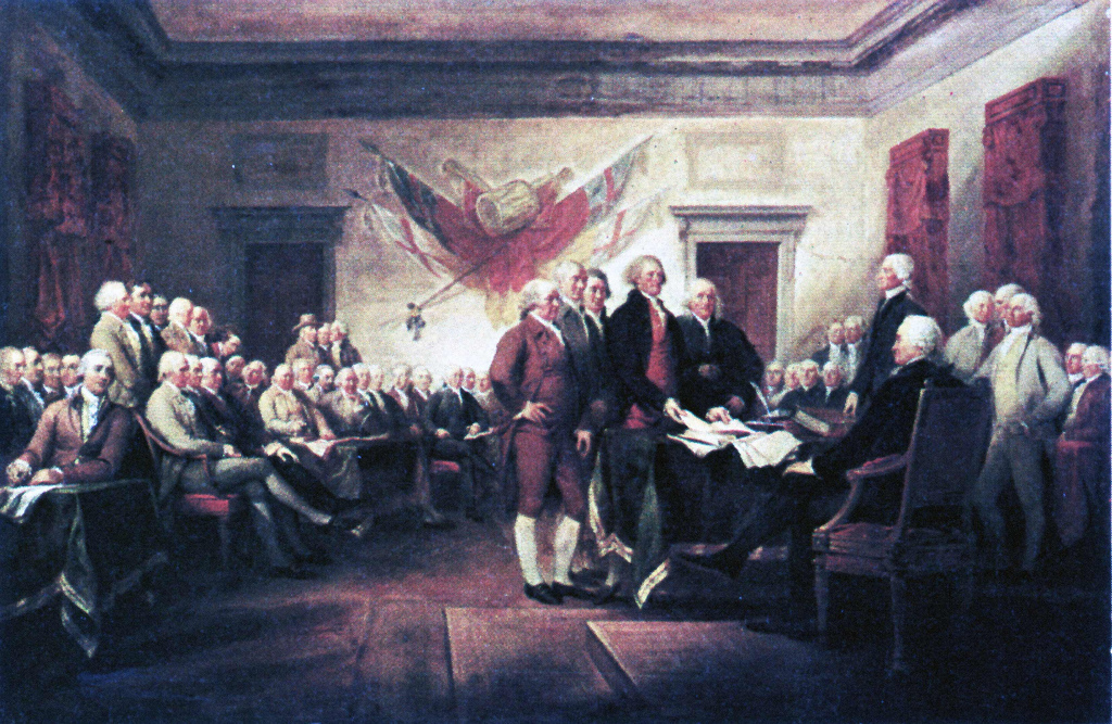 Signing The Declaration Of Independence