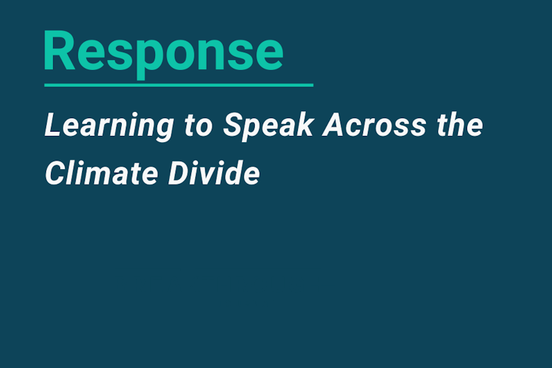 Learning to Speak Across the Climate Divide