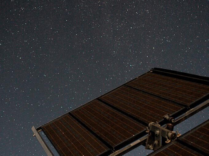 Solar Panels Night