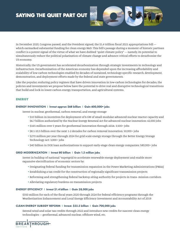 Saying the Quiet Part Out Loud