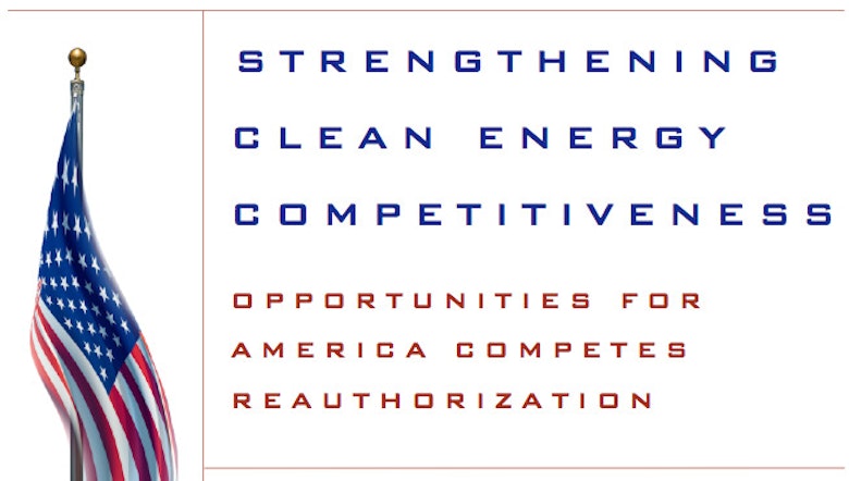 Strengthening Clean Energy Competitiveness Banner