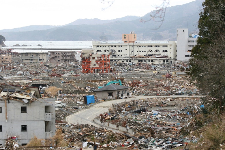 Around Shizugawa Public Hospital In Minamisanriku After Tsunami 2