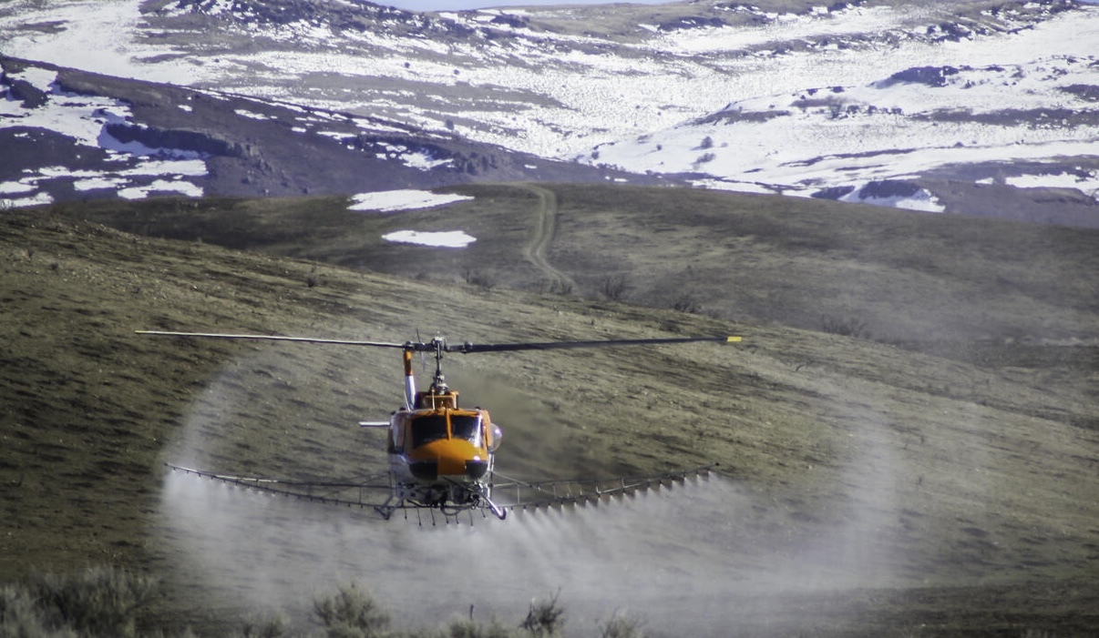 Herbicide Helicopter