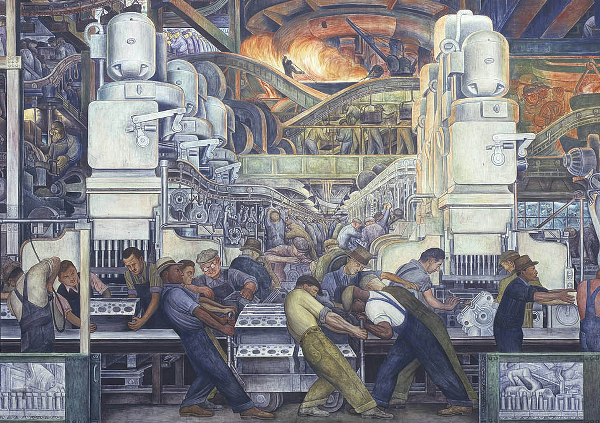 Detroit Industry North Wall