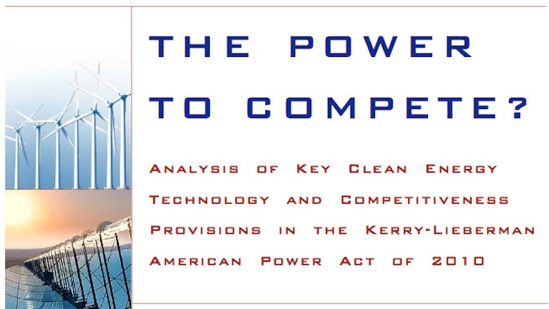 The Power To Compete Banner